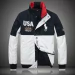 manteau doudoune ralph lauren hommes big pony cool 2019U racing usa blanc noir